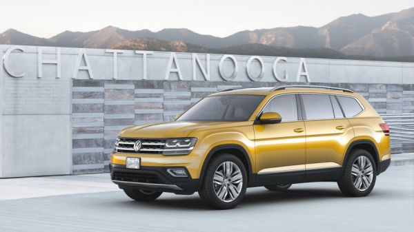 VW公布新款七人座SUV Atlas定裝照 洛杉磯車展首發 4281