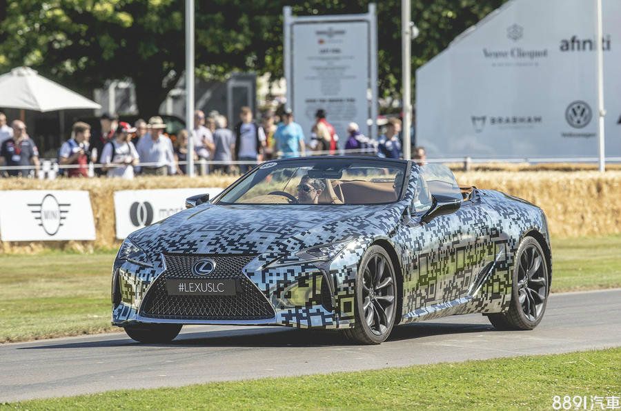 上衣脫掉 Lexus Lc Convertible現身古德伍德 國外車訊 81汽車