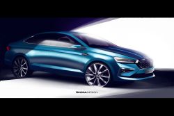 Skoda公布全新房車Slavia設計圖 預告11月底前亮相 13906
