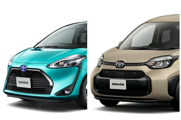 Toyota大改款Sienta新舊款差在哪？平台、動力、內外都革新 15433