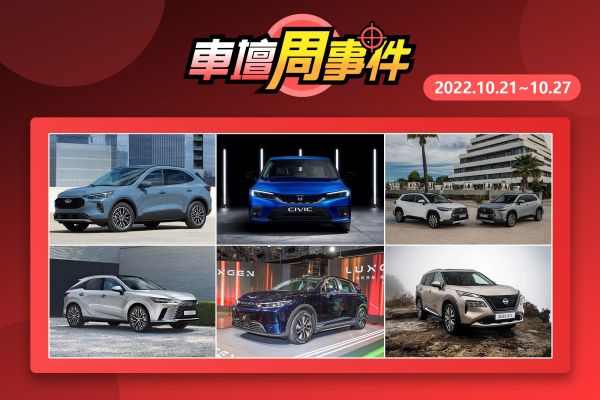 【車壇周事件】Civic、CR-V國內發表時程｜n⁷配備資訊｜大改款RX上市倒數｜新X-Trail進口先來｜Kuga小改款發表｜歐規大滿配CC 15850