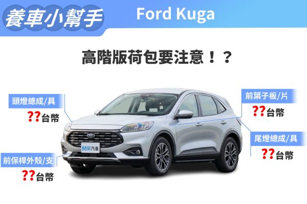 2023年式Ford Kuga養車成本 1.5渦輪車型好養又好顧 16222