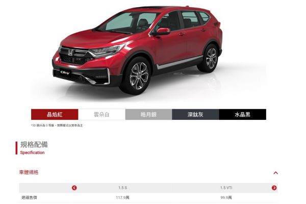 Honda全車系新年式售價調整 漲幅1～2萬 16327