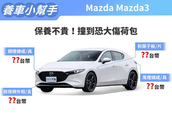 2024年式Mazda Mazda3養車成本 原廠保養堪比國產車！ 17763