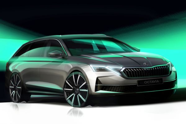 Skoda Octavia釋出小改款設計圖！預告實車2/14亮相