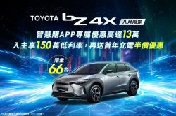 8月入主Toyota指定車型享高額0利率 CC再送智慧電視 18981