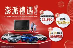 12月Toyota優惠上線 bZ4X現折12萬、買Yaris Cross送微波爐、延保 19450