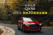 Infiniti QX50現折30萬！春節健檢同步開跑