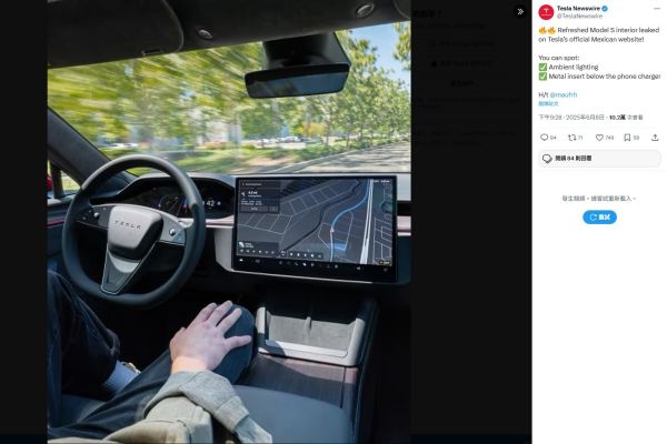新款Tesla Model S有望今年見 內外無偽裝全都露！？