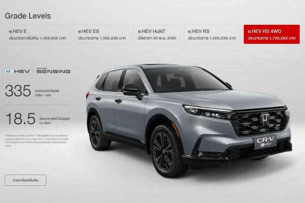 小改款本田CR-V e:HEV泰國開放預訂 台灣也有望導入？ 20954