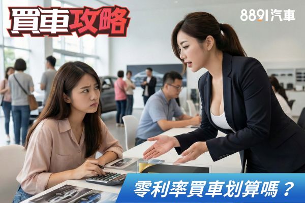 零利率真的是0成本？破解車貸3大話術，教你算出「真實利率」不吃虧 2475