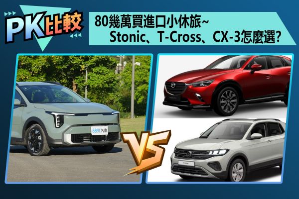 Stonic、T-Cross、CX-3誰是80萬進口CUV優選？ 2511